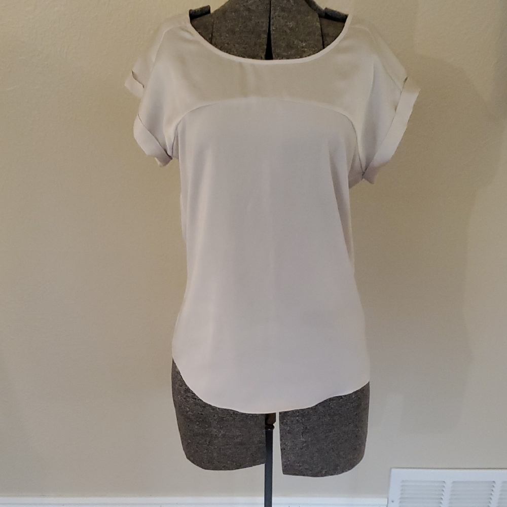 Express Women's Cream Blouse